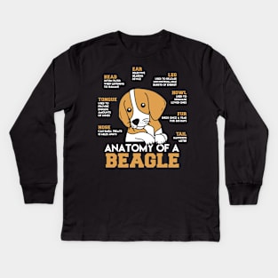 the regal beagle Kids Long Sleeve T-Shirt